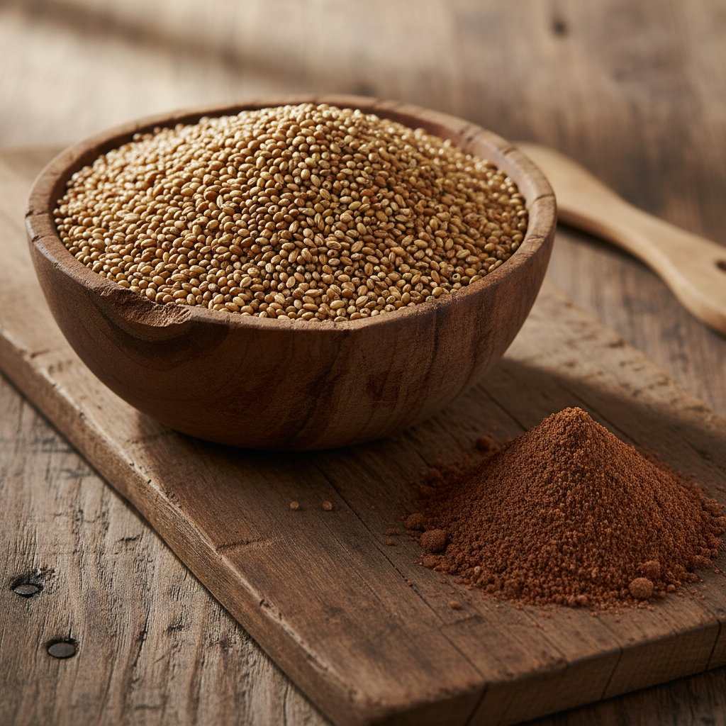 Ragi Flour / Finger Millet Flour | రాగి పిండి