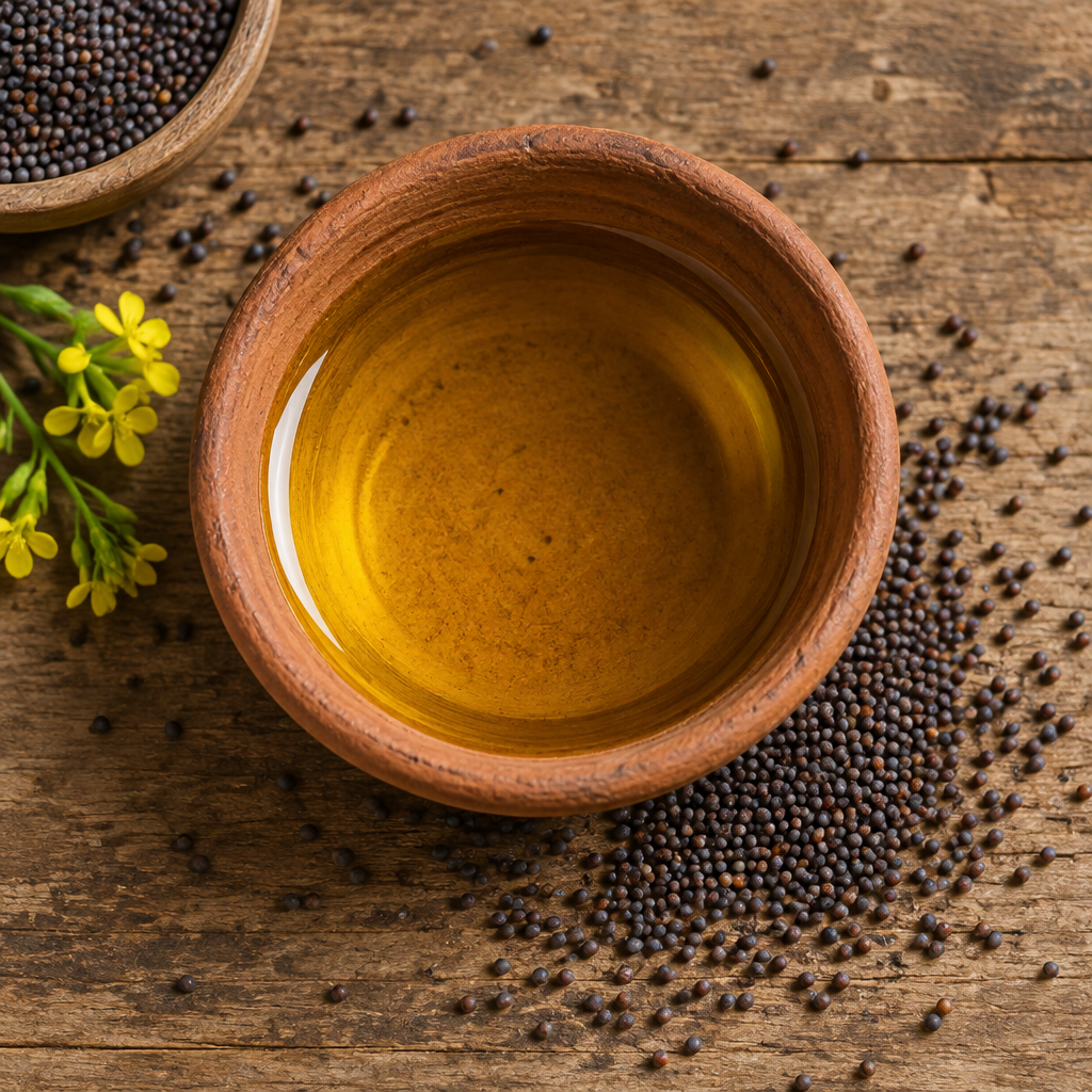 Mustard Oil with Black Seeds